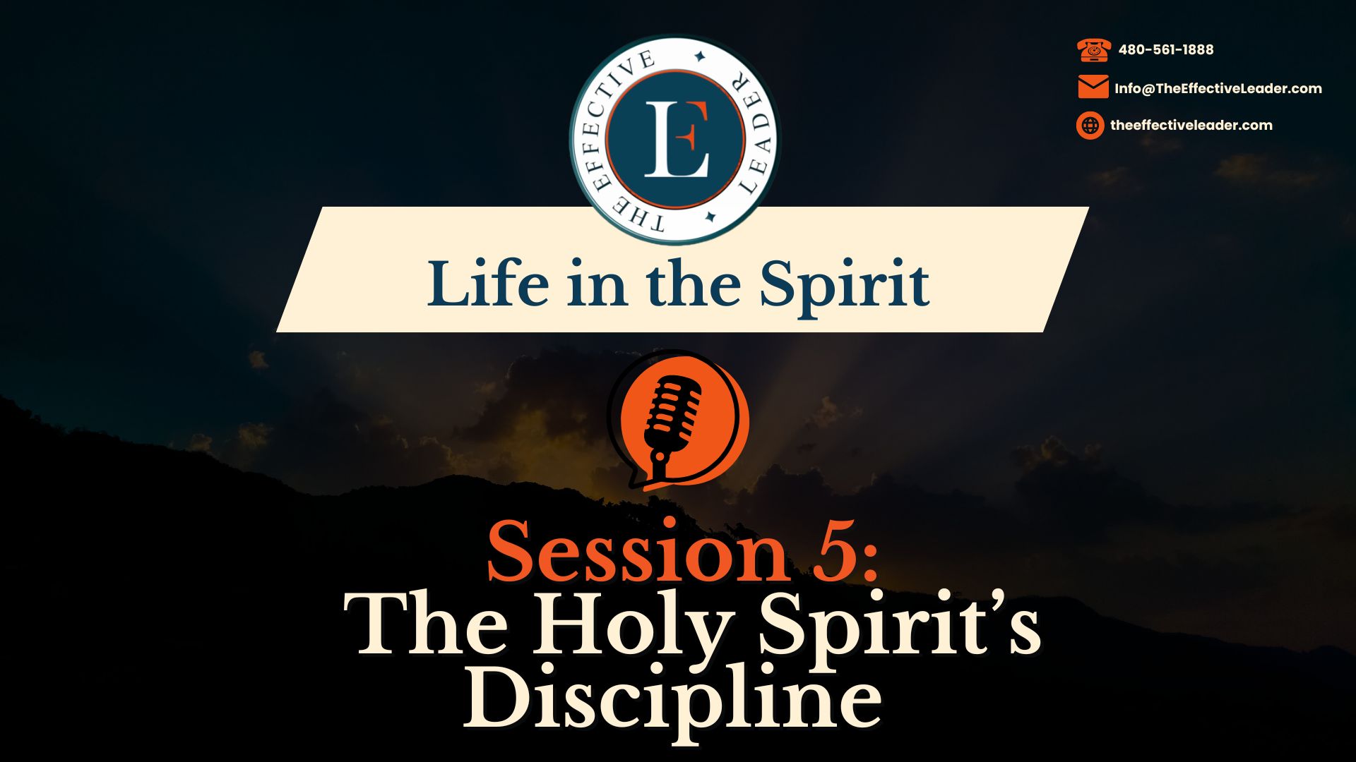 Life in the Spirit: Session 5 - The Holy Spirit’s Discipline